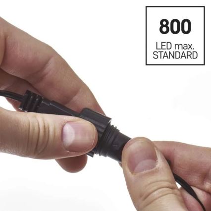 Ulkokäyttöön tarkoitettu haaroituskaapeli liitäntäketjuille 0,5 m IP44