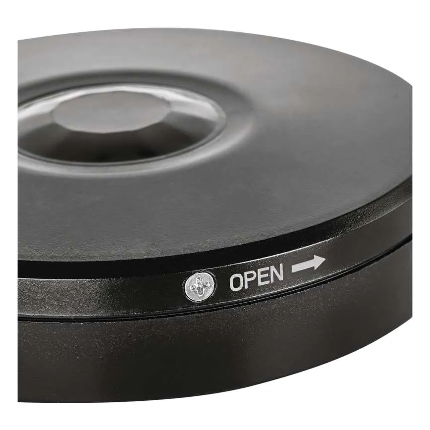 Ulkokäyttöön tarkoitettu PIR-liike- ja hämäräsensori 2000 W/230 V IP65, musta