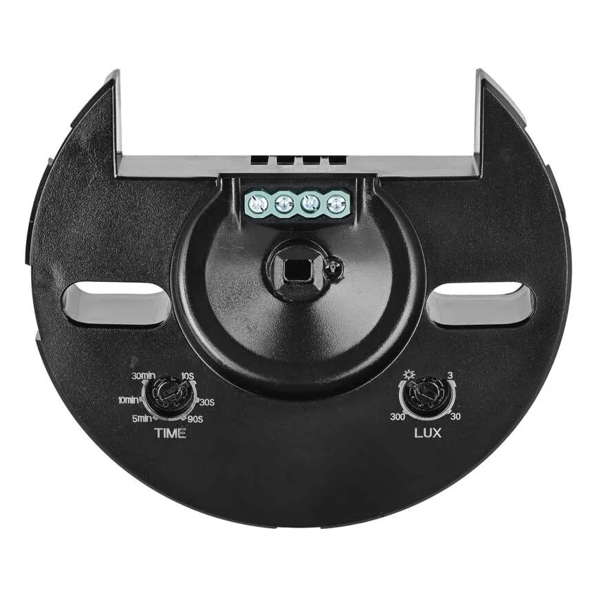 Ulkokäyttöön tarkoitettu PIR-liike- ja hämäräsensori 2000 W/230 V IP65, musta