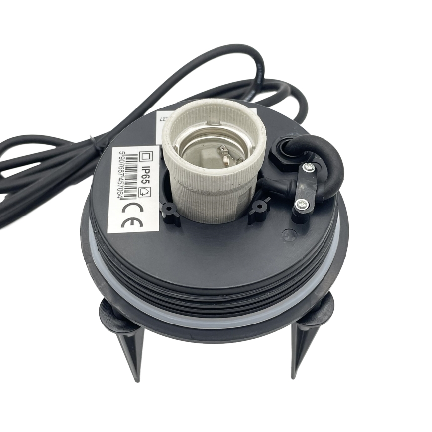 Ulkokoristevalaisin LUMISTONE 1xE27/15W/230V IP65 Ø 26,5 cm