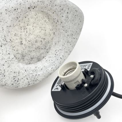 Ulkokoristevalaisin LUMISTONE 1xE27/15W/230V IP65 Ø 26,5 cm