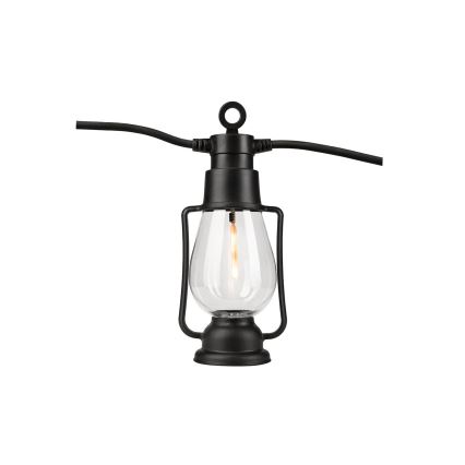 Ulkokoristevalosarja GIRLANDA 20 x LED, 20 m, IP44, lämmin valkoinen