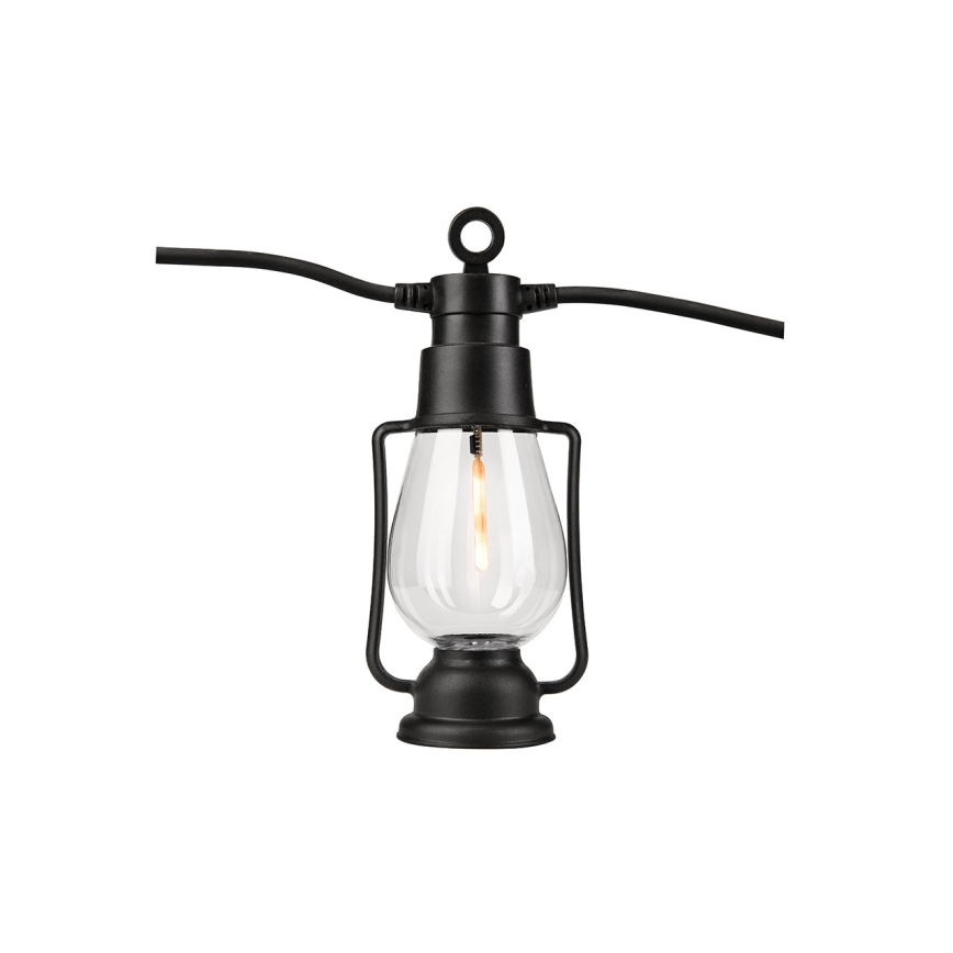 Ulkokoristevalosarja GIRLANDA 20 x LED, 20 m, IP44, lämmin valkoinen