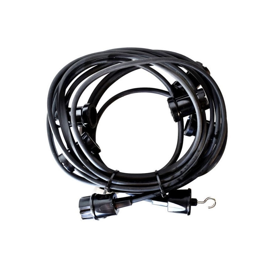 Ulkokäyttöön tarkoitettu koristevalosarja GIRLANDA 22 m 20xE27/15W/230V IP44