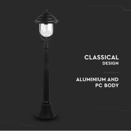 Ulkolamppu 1xE27/60W/230V 111 cm IP44