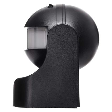Ulkoliikennanturi PIR B 180° 1200W/230V IP44 musta
