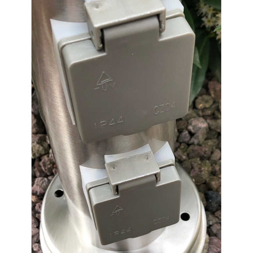 Ulkopistorasiapylväs SYDNEY 4Z SCHUKO 230V IP44