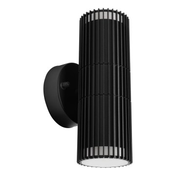Ulkoseinäinen kohdevalaisin LANTHEA 2xGU10/11W/230V IP44 musta