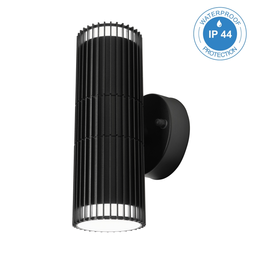 Ulkoseinäinen kohdevalaisin LANTHEA 2xGU10/11W/230V IP44 musta
