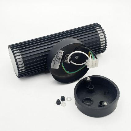 Ulkoseinäinen kohdevalaisin LANTHEA 2xGU10/11W/230V IP44 musta