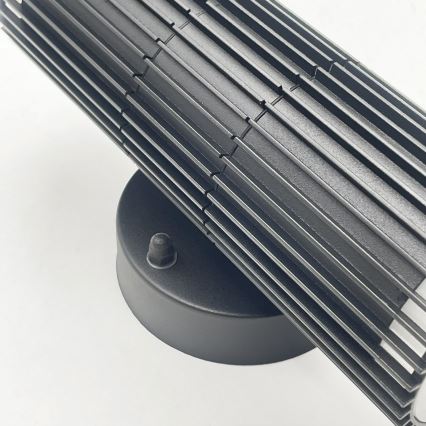 Ulkoseinäinen kohdevalaisin LANTHEA 2xGU10/11W/230V IP44 musta