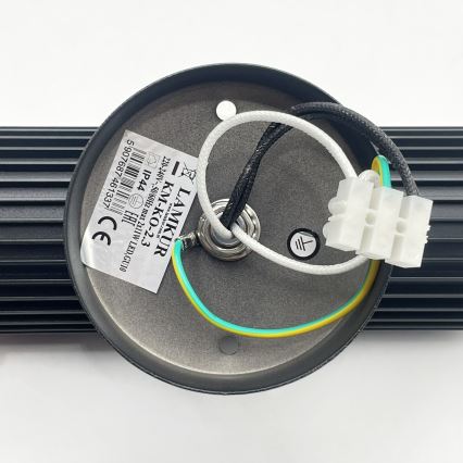 Ulkoseinäinen kohdevalaisin LANTHEA 2xGU10/11W/230V IP44 musta