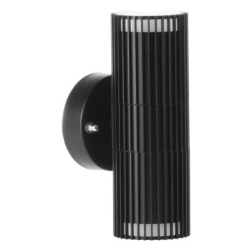 Ulkoseinäspotti RADILO 2xGU10/11W/230V IP44 musta