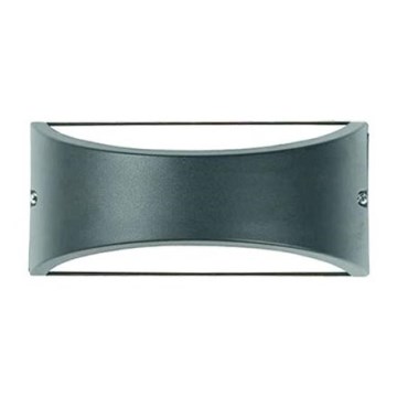 Ulkoseinävalaisin 1xE27/10W/230V IP54 harmaa