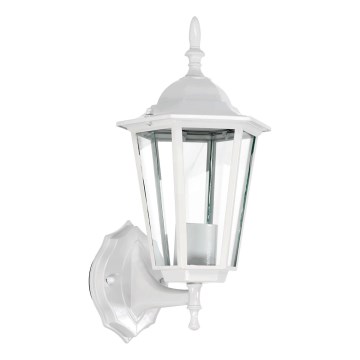Ulkoseinävalaisin 1xE27/60W/230V IP44 valkoinen