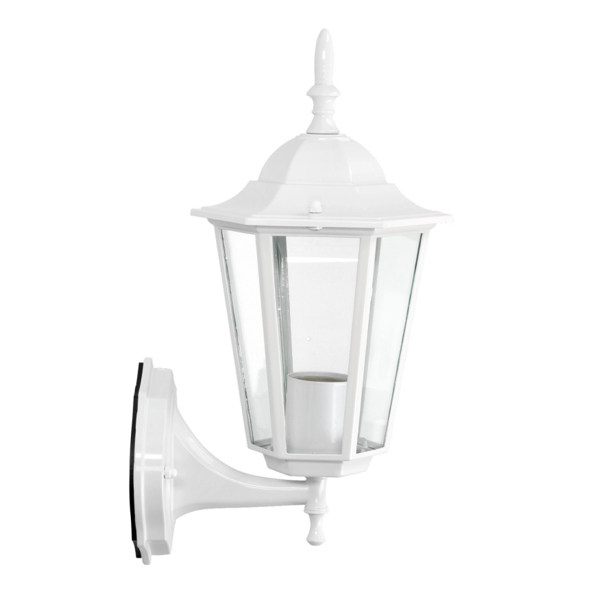 Ulkoseinävalaisin 1xE27/60W/230V IP44 valkoinen
