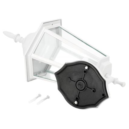 Ulkoseinävalaisin 1xE27/60W/230V IP44 valkoinen