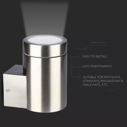 Ulkoseinävalaisin 1xGU10/35W/230V IP44