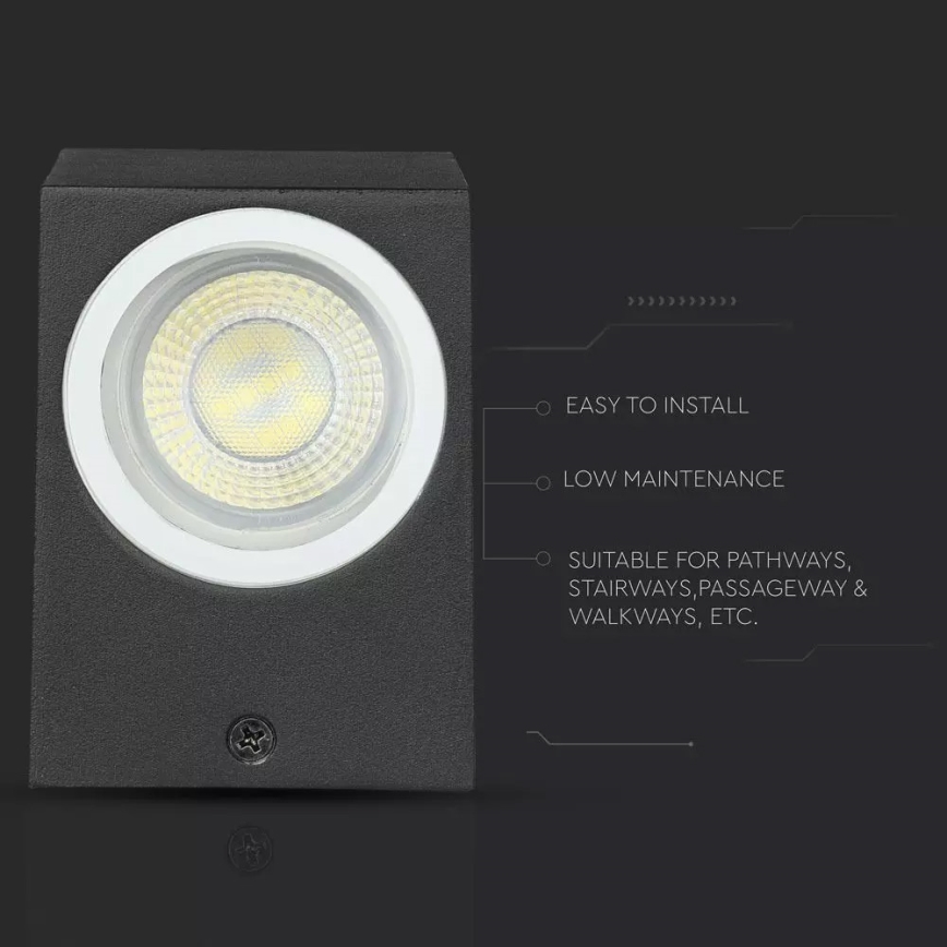 Ulkoseinävalaisin 1xGU10/35W/230V IP44