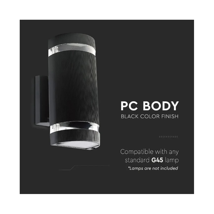 Ulkoseinävalaisin 2xE27/60W/230V IP44