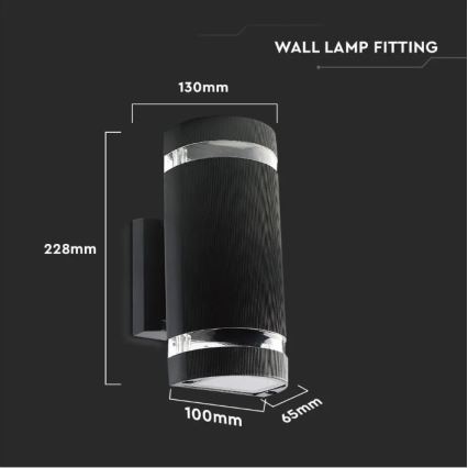 Ulkoseinävalaisin 2xE27/60W/230V IP44