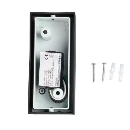 Ulkoseinävalaisin 2xGU10/20W/230V IP44