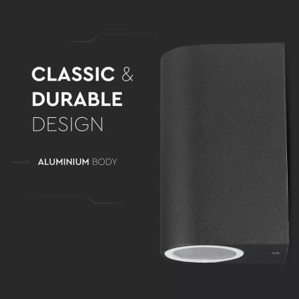 Ulkoseinävalaisin 2xGU10/20W/230V IP44