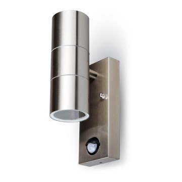 Ulkoseinävalaisin anturilla 2xGU10/35W/230V IP44