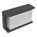 Ulkoseinävalaisin ARAGO 1xE27/60W/230V IP54 antrasiitti