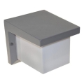 Ulkoseinävalaisin ARIANA 1xE27/40W/230V IP54 harmaa