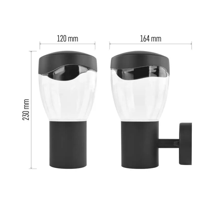 Ulkoseinävalaisin ARTEO 1xE27/15W/230V IP44