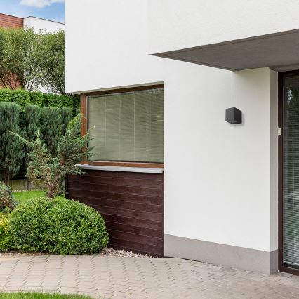 Ulkoseinävalaisin BOKA 1xGU10 / 60W / 230V IP44 musta