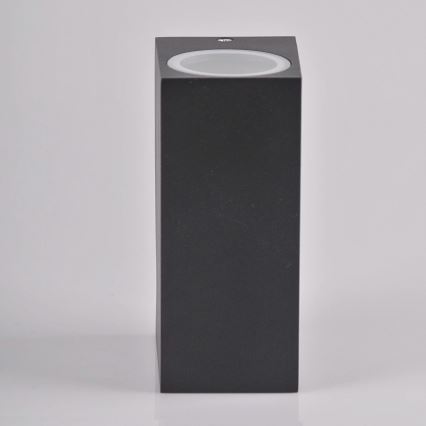 Ulkoseinävalaisin BOSTON 2xGU10/10W/230V antrasiitti