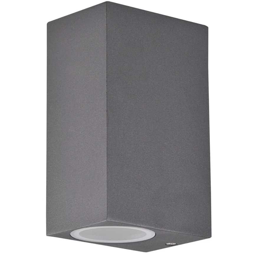 Ulkoseinävalaisin BOSTON 2xGU10/10W/230V antrasiitti