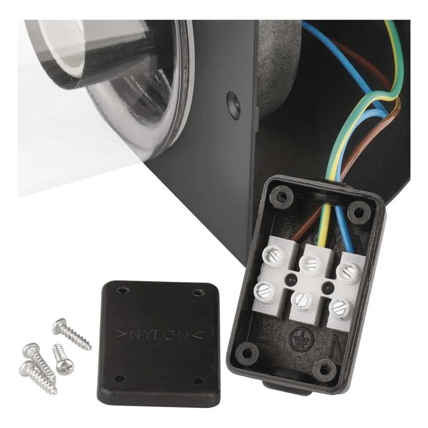 Ulkoseinävalaisin CASSIA 1xE27/15W/230V IP44