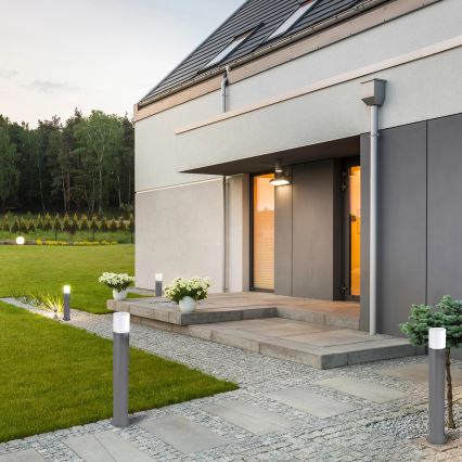 Ulkoseinävalaisin DALLAS 1xE27/12W/230V IP44 44 cm antrasiitti