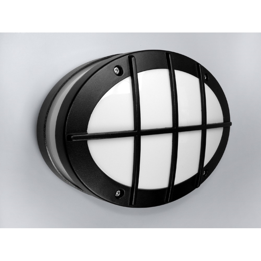 Ulkoseinävalaisin GALLUN 1xE27/60W/230V IP54 musta
