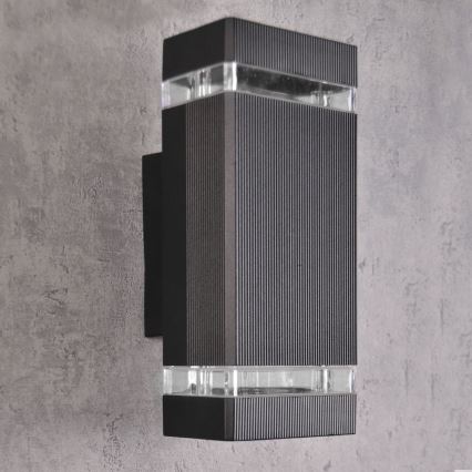 Ulkoseinävalaisin GILBERT 2xGU10/10W/230V IP44