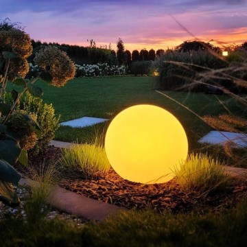 Ulkoseinävalaisin GLOBO 1xE27/60W/230V halkaisija 60 cm IP44