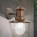Ulkoseinävalaisin LEONIE 1xE27/60W/230V IP44 pronssi