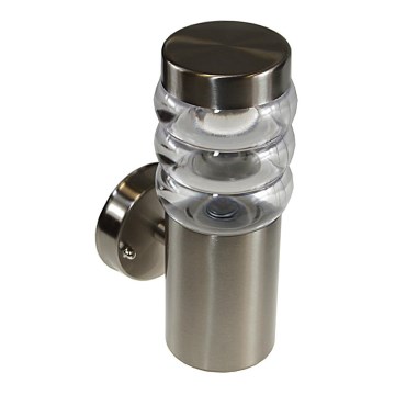 Ulkoseinävalaisin LULA BIS 1xE27/60W/230V IP44 ruostumaton teräs