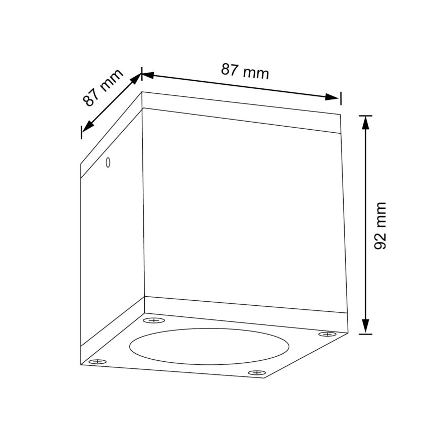 Ulkoseinävalaisin MORRIS 1xGU10/35W/230V IP54