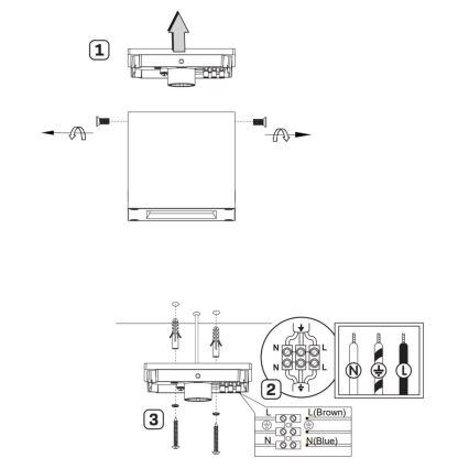 Ulkoseinävalaisin MORRIS 1xGU10/35W/230V IP54