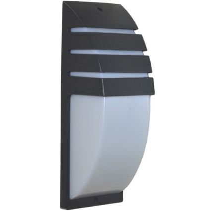 Ulkoseinävalaisin NALANI 1xE27/18W/230V IP54 antrasiitti