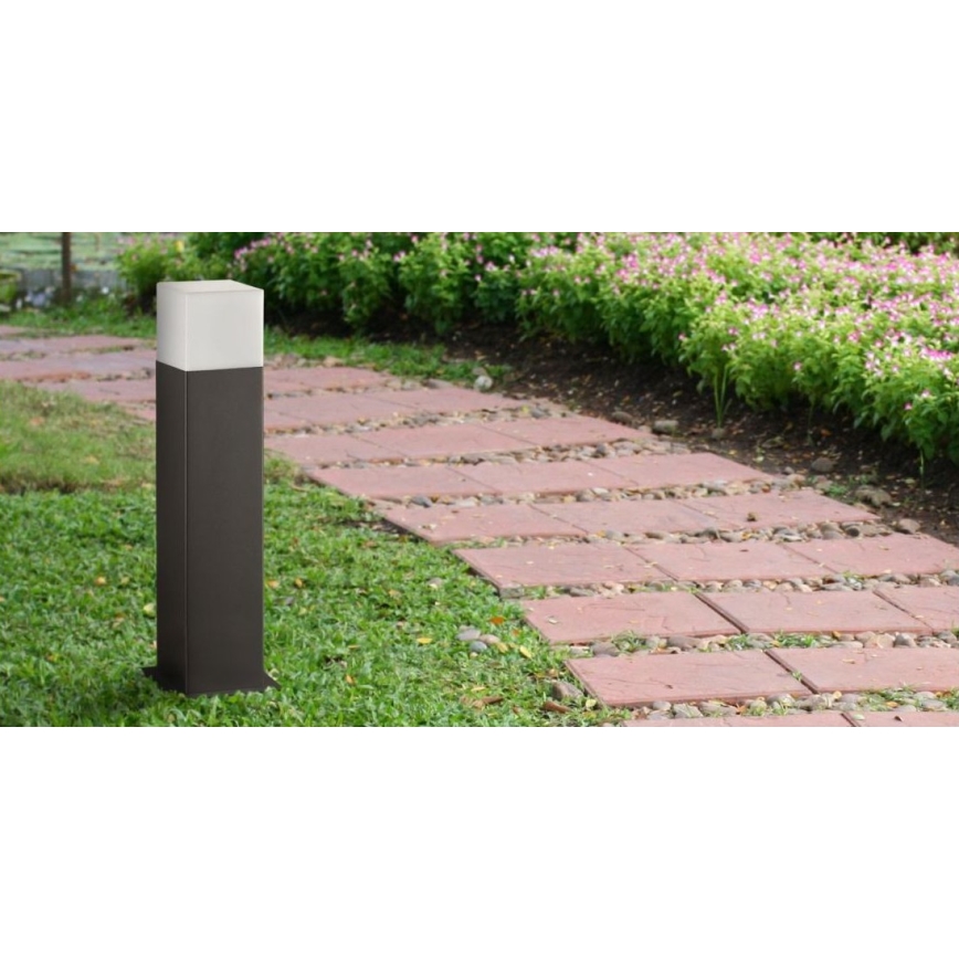 Ulkoseinävalaisin NEW YORK 1xE27/12W/230V IP44 44 cm antrasiitti