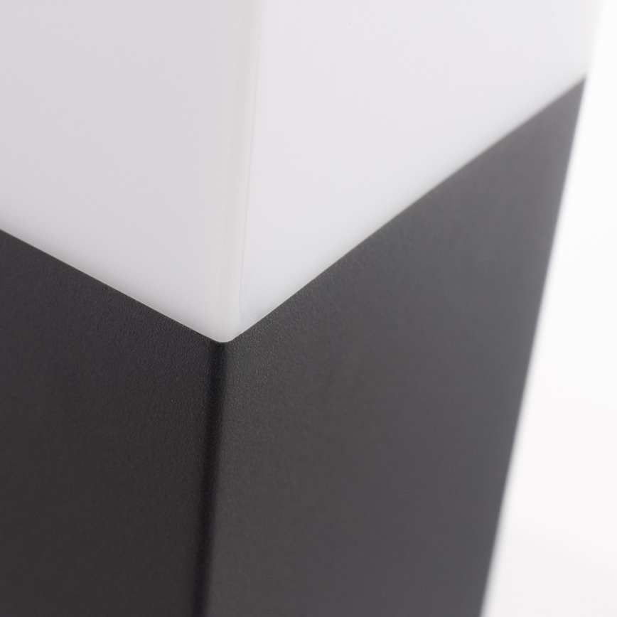 Ulkoseinävalaisin NEW YORK 1xE27/12W/230V IP44 44 cm antrasiitti