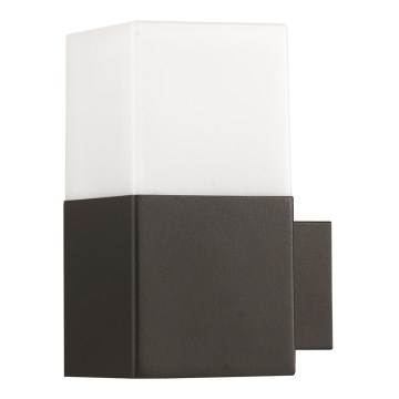 Ulkoseinävalaisin NEW YORK 1xE27/12W/230V IP44 antrasiitti