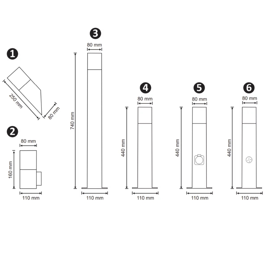 Ulkoseinävalaisin NEW YORK 1xE27/12W/230V IP44 antrasiitti