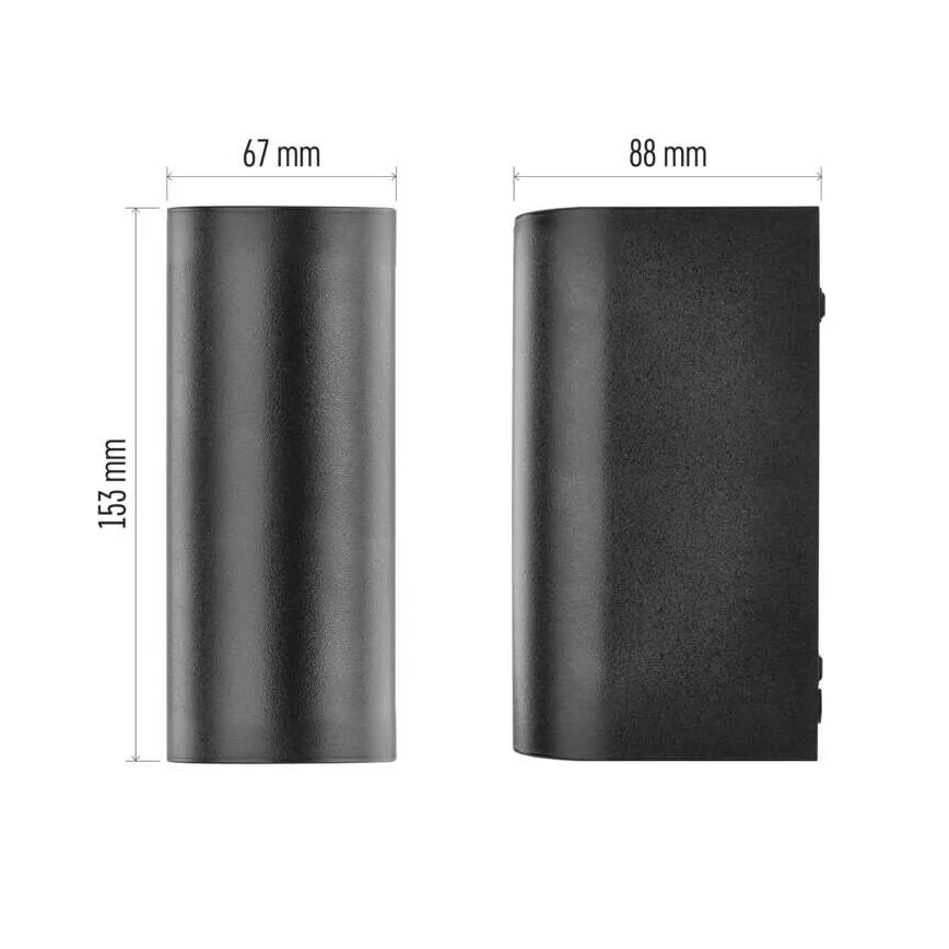 Ulkoseinävalaisin OCULUS 2xGU10/7W/230V IP44