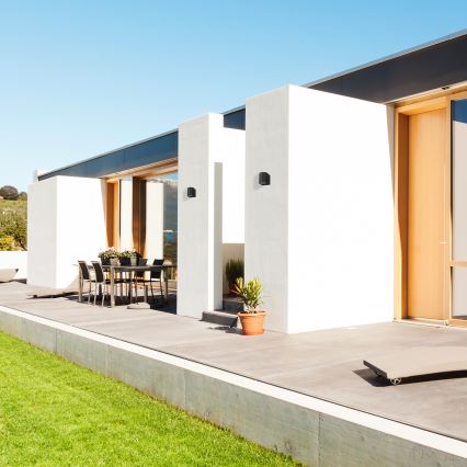 Ulkoseinävalaisin OVALIS 1xGU10/35W/230V IP44 musta